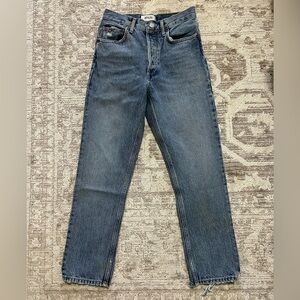 Agolde women’s Riley high rise straight leg Jean